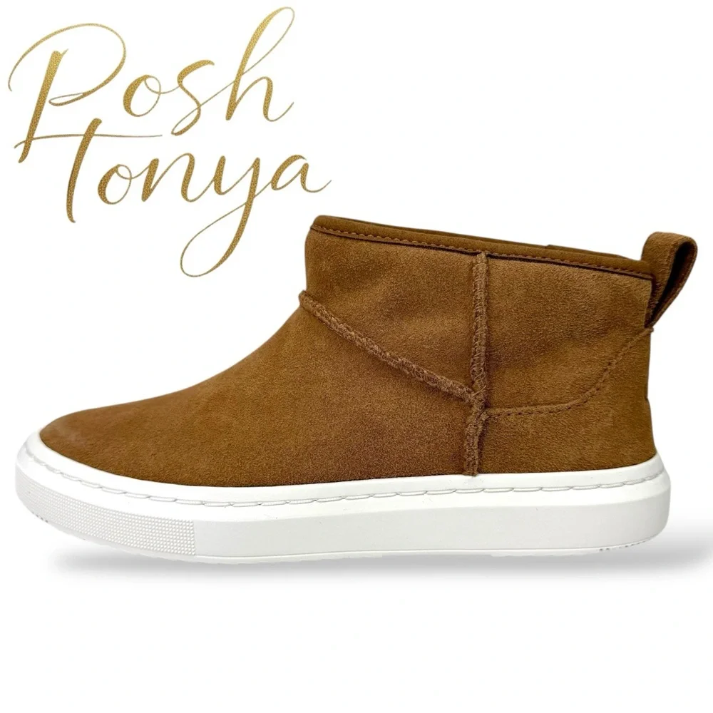 UGG Alameda Mini Boot Chestnut Size 5 Cozy Shearling Cabincore